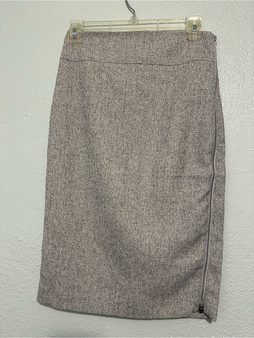 NWT Express Classic Gray Tweed Pencil Skirt Size 2